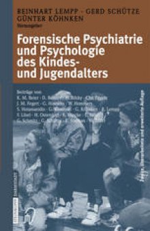 Forensische Psychiatrie und Psychologie des Kindes- und Jugendalters