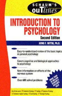 Introduction to Psychology. Theory and Problems