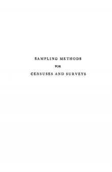 Sampling Methods for Censuses and Surveys