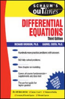 Schaum's Differential Equations