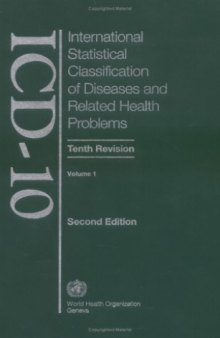 Intl Classification of Diseases [ICD-10] [Vol 1]