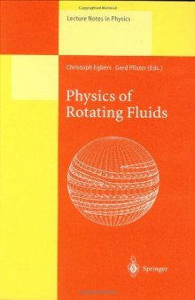 Physics of Rotating Fluids: Selected Topics of the 11th International Couette-Taylor Workshop Held at Bremen, Germany, 20–23 July 1999