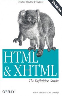 HTML & XHTML: The Definitive Guide
