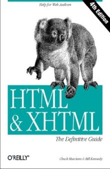 HTML & XHTML: The Definitive Guide, 6th edition