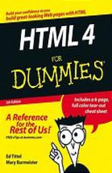 HTML 4 for dummies