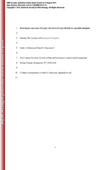 Heterologous expression of lysergic acid and novel ergot alkaloids in Aspergillus fumigatus