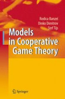 Models in Cooperative Game Theory