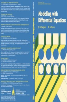 Modelling with Differential Equations