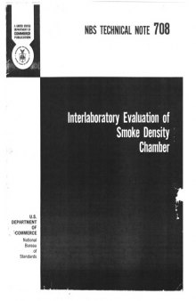 Interlaboratory Evaluation of Smoke Density Chamber