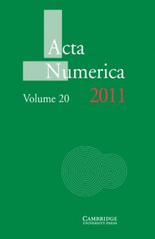 Acta Numerica 2011: Volume 20  