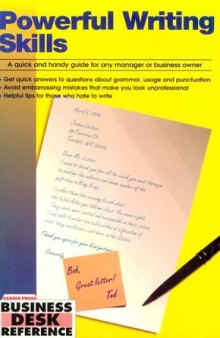 Powerful writing skills: a quick and handy guide for any manager or business owner