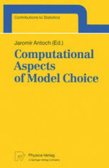 Computational Aspects of Model Choice