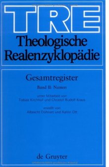 Gesamtregister, Band 2: Namen (Theologische Realenzyklopadie)