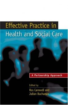 Effective Practice in Health and Social Care  