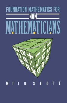 Foundation mathematics for non-mathematicians