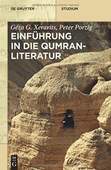 Einführung in die Qumranliteratur: Die Handschriften vom Toten Meer
