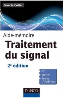 Aide-Mémoire - Traitement du signal