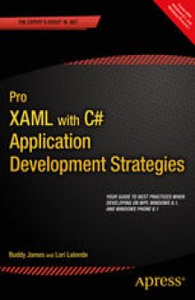 Pro XAML with C#: Application Development Strategies