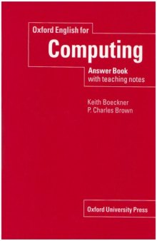 Oxford English for Computing: Answer Book