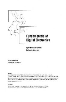 Fundamentals of Digital Electronics