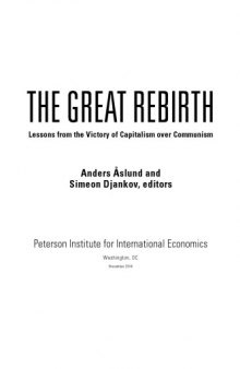 The Great Rebirth: Lessons from the Victory of Capitalism over Communism