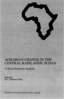 Agrarian Change in Central Rainlands: Sudan