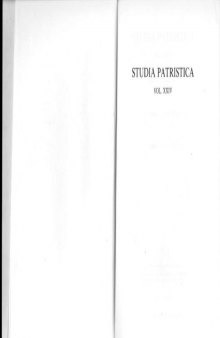 Studia Patristica Vol. XXIV Historica, Theologica et Philosophica, Gnostica 