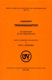 Trisaranasaptati - The Septuagint on the three refuges - Candrakirti