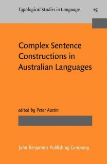 Complex Sentence Constructions in Australian Languages