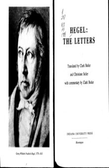 Hegel: The Letters