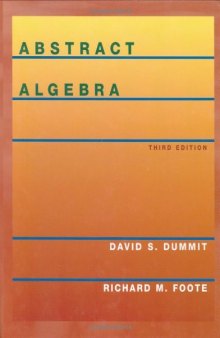 Abstract Algebra, 3rd Edition  