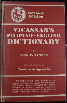 Vicassan's Pilipino-English Dictionary Revised Edition  
