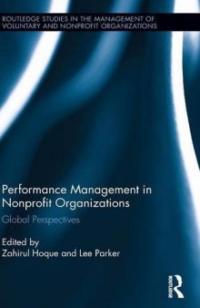 Performance Management in Nonprofit Organizations: Global Perspectives