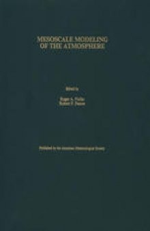 Mesoscale Modeling of the Atmosphere