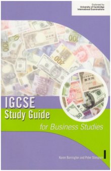 IGCSE Study Guide for Business Studies (IGCSE Study Guides)