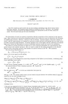 Physics Letters B vol 32 