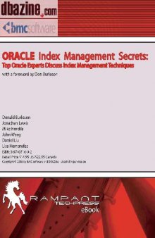 Oracle Index Management Secrets Top Oracle Experts Discuss Index Management Techniques