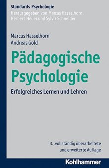 Padagogische Psychologie: Erfolgreiches Lernen und Lehren (Kohlhammer Standards Psychologie) (German Edition)