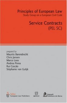 Service Contracts (Principles of European Law)