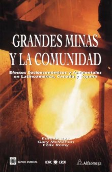Large Mines & Community:(Spanish) Pb: Grandes Minas Y La Comunidad:Efectos Socioeconomicos Y Ambientales En Latinoamerica, Canada Y Espana