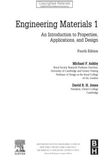 Engineering Materials 1, Fourth Edition  An Introduction to Properties, Applications and Design