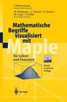 Mathematische Begriffe visualisiert mit Maple: für Lehrer und Dozenten