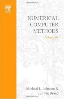 Numerical Computer Methods Part E