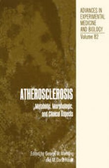 Atherosclerosis: Metabolic, Morphologic, and Clinical Aspects