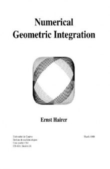 Numerical geometric integration of ODE