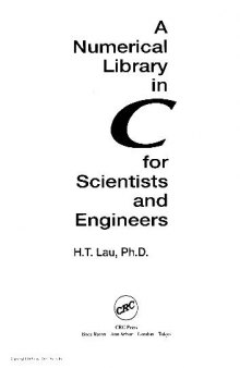 Numerical Library in C for Scientists and Engineers A