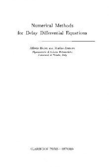 Numerical methods for delay differential equations