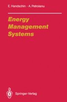 Energy Management Systems: Operation and Control of Electric Energy Transmission Systems