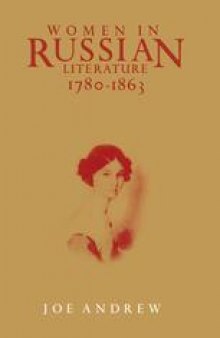Women in Russian Literature, 1780–1863