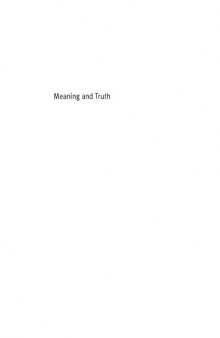Meaning and truth: investigations in philosophical semantics